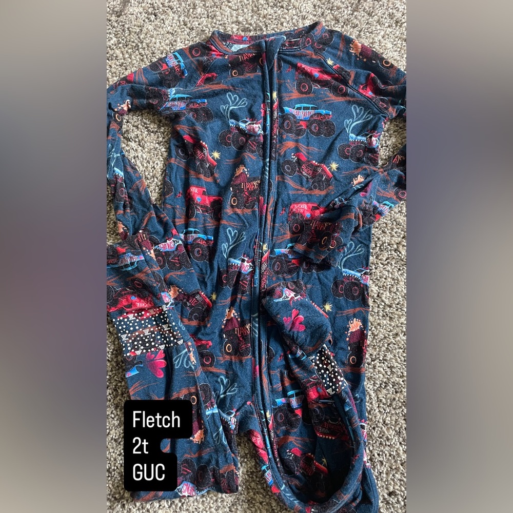 Blue and Red Footies One Piece with Striking Design